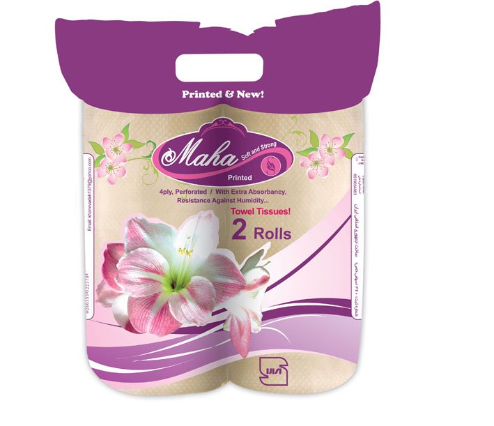 Maha Paper Towel - Twin Floral